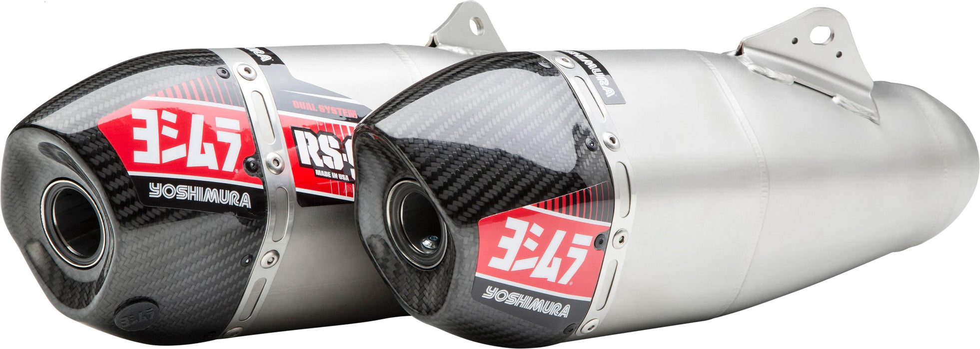 Yoshimura Rs-9D Slip-On Exhaust Dual (Signature/Stainless/Stainless/Carbon Fiber) For 20-21 Honda Crf250R 22844BR520