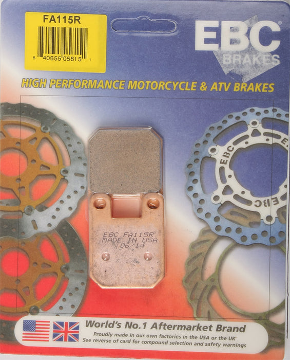 EBC Brakes FA115R Disc Brake Pad Set