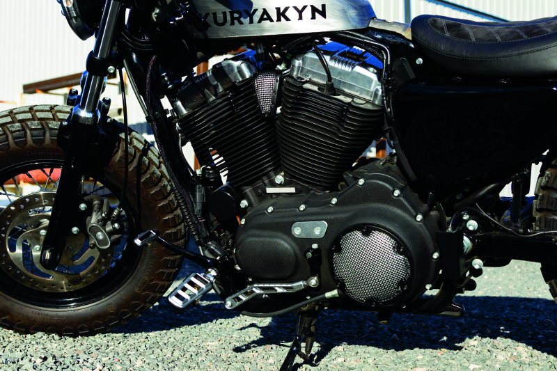 Kuryakyn 6666 Motorcycle Footpegs: Dillinger Pegs with Male Mount Adapters, Silver, 1 Pair