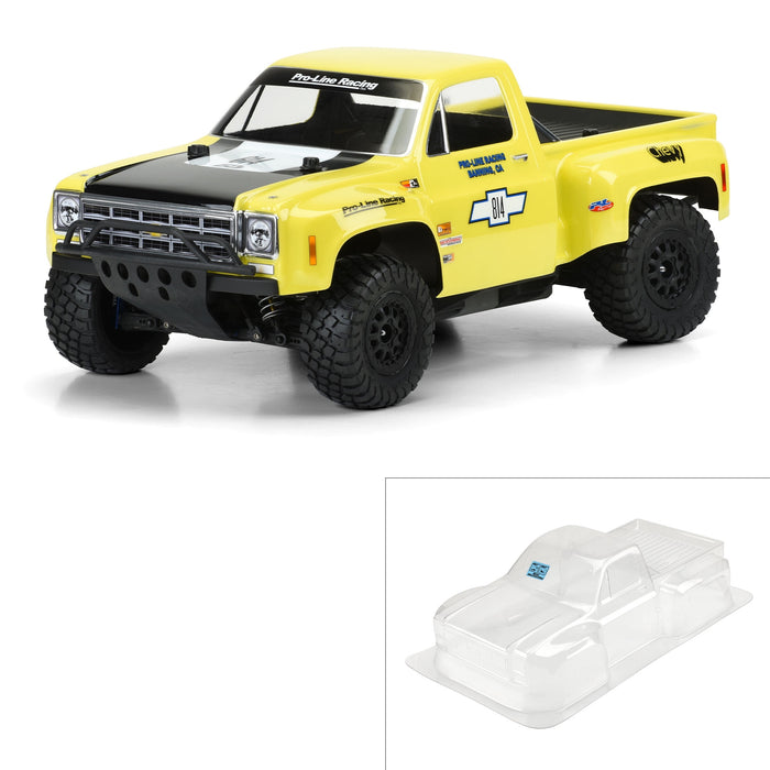Proline Racing PRO351000 1978 Chevy C10 Race Truck Clear Body for Slash 2WD - 4 x 4 in.