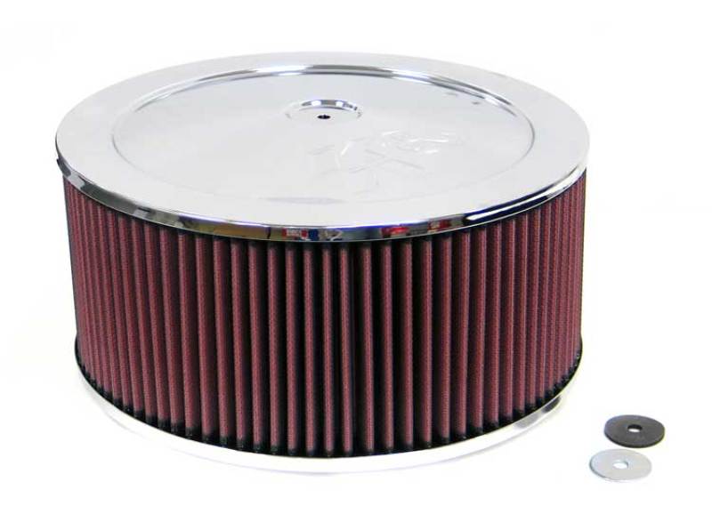 K&N High Performance Custom Assembly,Red Filter; Chrome Top 60-1210
