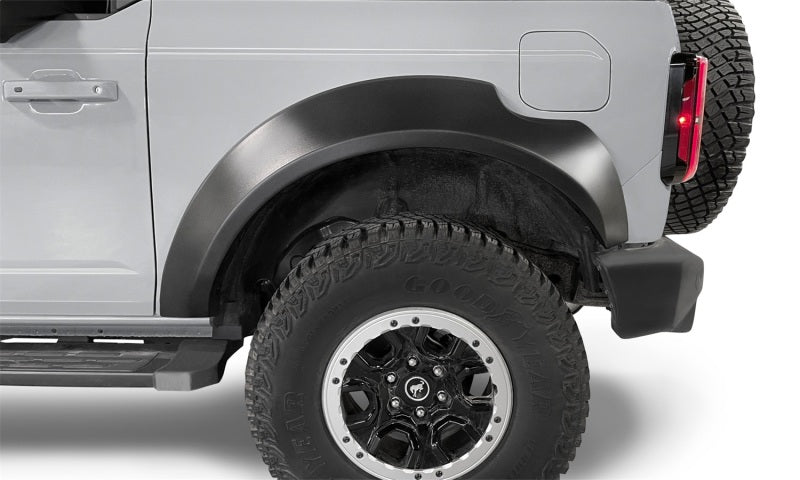 Bushwacker 21-22 Ford Bronco (2 Door) Extend-A-Fender Style Fender Flares 4pc Smooth 20966-02