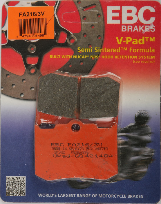 EBC Semi Sintered Brake Pads FA216/3V