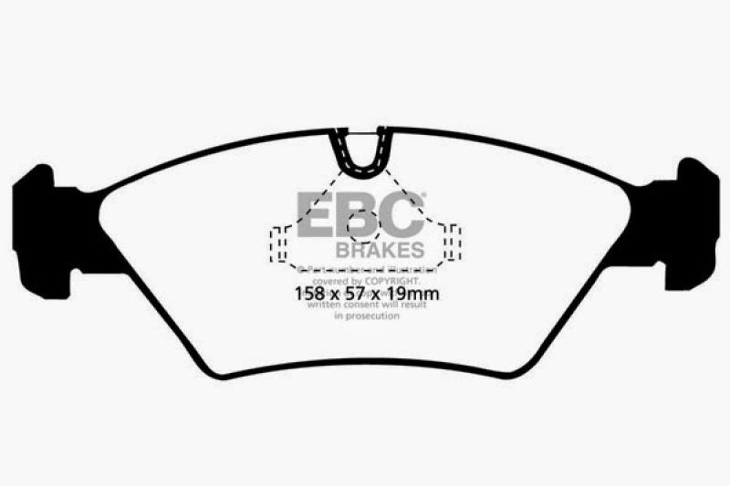 EBC 87-91 BMW M3 E30 Bluestuff Front Brake Pads DP5414NDX