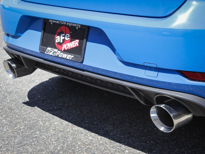 aFe MACHForce XP 3in-2.5in SS Exhaust Cat-Back 18-19 Volkswagen GTI (MK7.5) L4-2.0L (t) Polished 49-36422-P