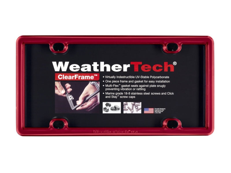 WeatherTech ClearFrame Red 8ALPCF1