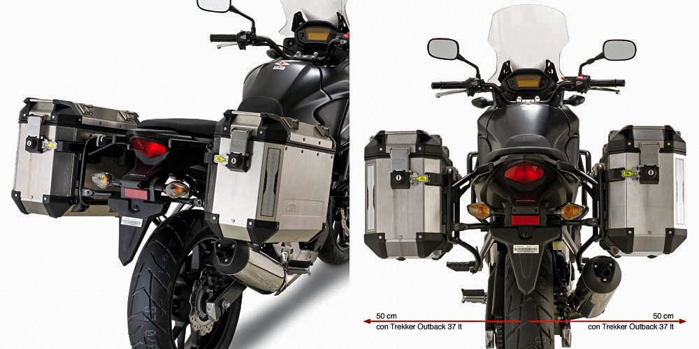 Givi Pl1121Cam Monokey Cam-Side Pannier Holder for Honda Cb500X, 2013