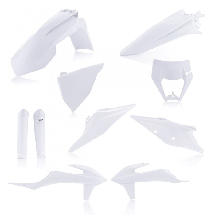 Acerbis Full Plastic Kits For Fits KTM 20 White (), One Size 2791546811