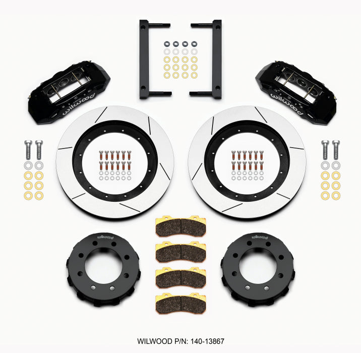 Wilwood TX6R Front Kit 16.00in Black 2005-2012 Ford F250/F350 4WD 140-13867