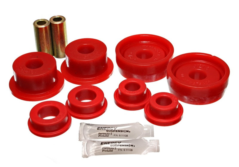 Energy Suspension 84-87 Honda Civic/CRX Red Rear Control Arm Bushing Set (Includes Trailing Arm Bush 16.3102R