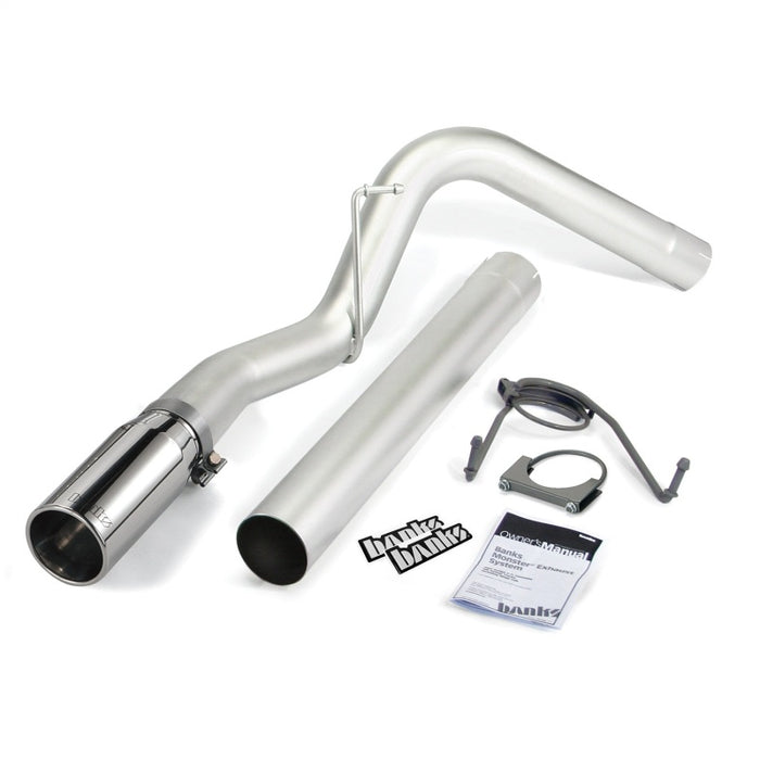 Banks Power 10-13 Compatible with Dodge 6.7L CCLB Monster Exhaust System SS Single Exhaust w/ Chrome Tip 49774