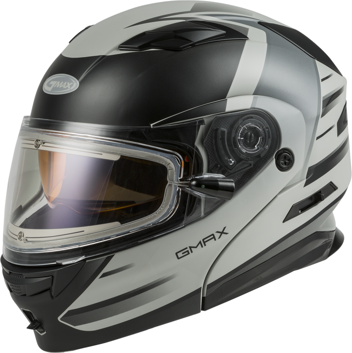 Gmax Md-01S Modular Snow Helmet Descendant Electric Shield Sm Matte Grey/Silver M4012884