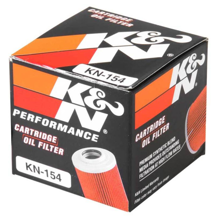 K&N Motorcycle Oil Filter: High Performance, Premium, Designed To Be Used With