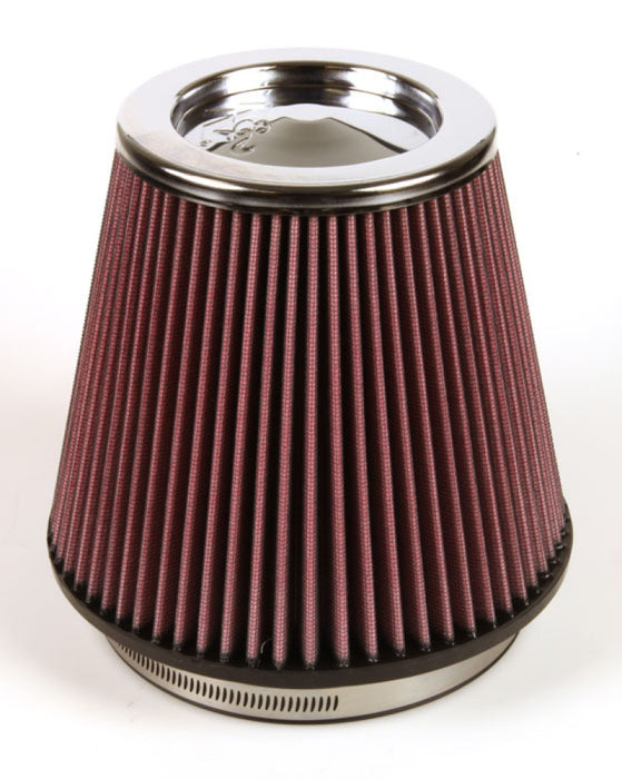 K&N RF-1042 Universal Clamp-On Engine Air Filter: Washable and Reusable: Round Tapered; 6 in (152 mm) Flange ID; 6.5 in (165 mm) Height; 7.5 in (191 mm) Base; 5 in (127 mm) Top