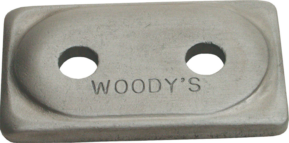 Woodys Angled Double Digger Support Plate Double Stud 5/16" 48/Pk ADA2-3775-B