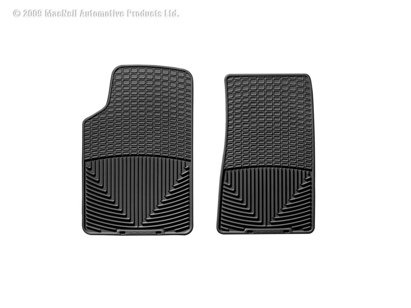 WeatherTech 03-10 Cadillac CTS Front Rubber Mats Black W47