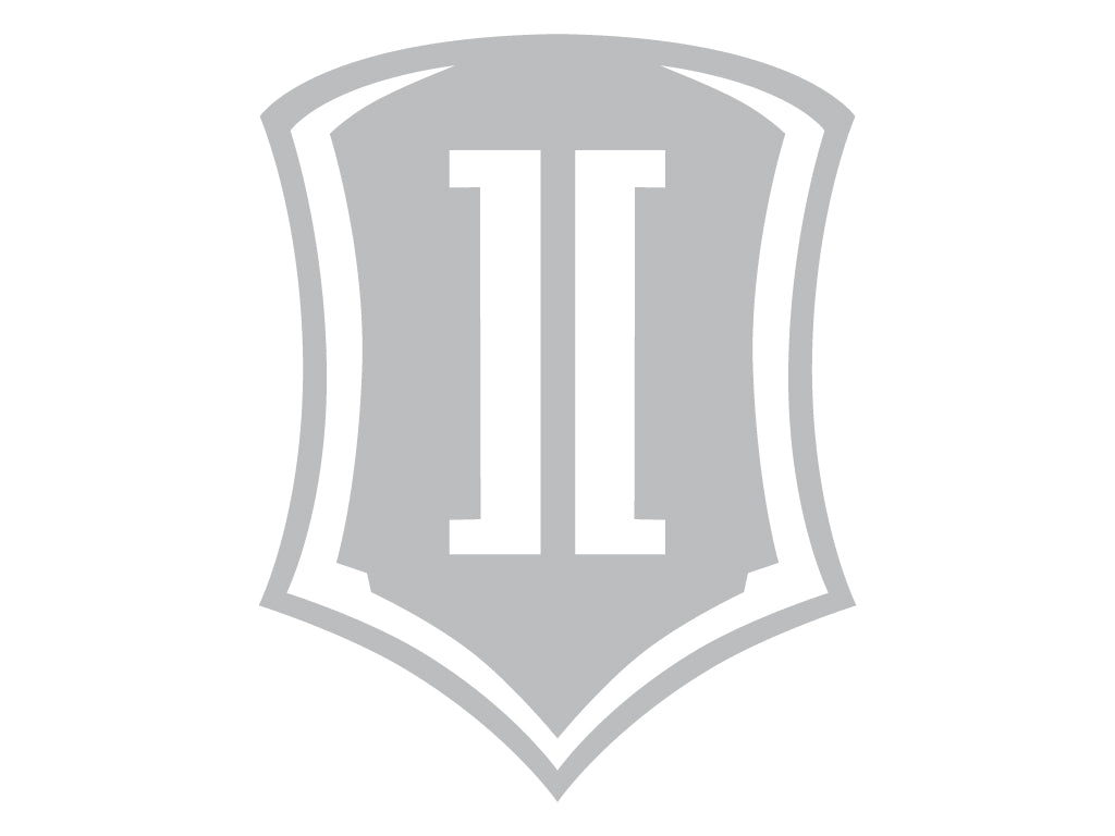Icon 15 In Vinyl Shield Decal Silver STICKER-SHIELD 15 IN S
