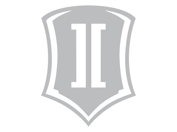 Icon 15 In Vinyl Shield Decal Silver STICKER-SHIELD 15 IN S