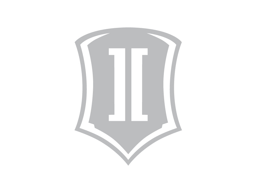 Icon 10 In Vinyl Shield Decal Silver STICKER-SHIELD 10 IN S