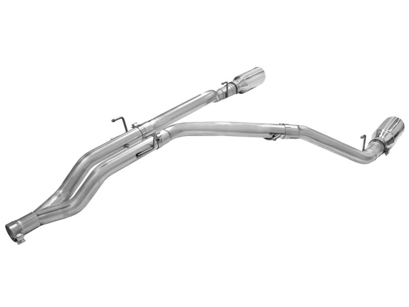 aFe MACHForce XP DPF-Back Exhaust 3in SS w/ 6in Polished Tips 2014 Compatible with Dodge Ram 1500 V6 3.0L EcoDiesel 49-42044-P