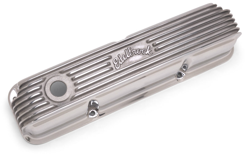 Edelbrock Valve Cover Classic Series Ford 1958-1976 FE V8 Polshed 4162