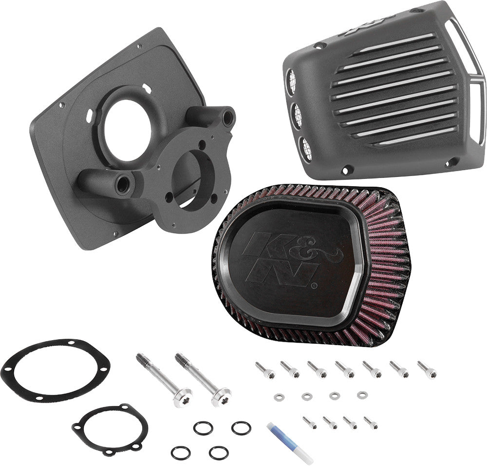 K&N RK-3950 Intake System (Harley Davidson), black