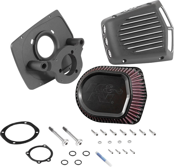 K&N RK-3950 Intake System (Harley Davidson), black