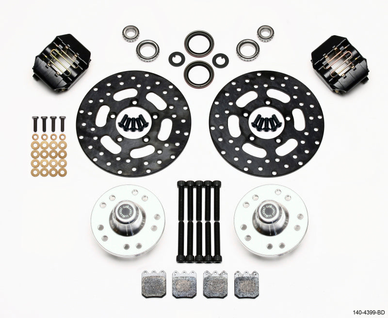 Wilwood Dynalite Single Front Drag Kit Drilled Rotor Chassis Eng. Strut 140-4399-BD