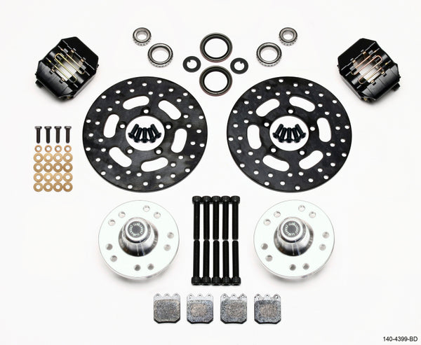 Wilwood Dynalite Single Front Drag Kit Drilled Rotor Chassis Eng. Strut 140-4399-BD