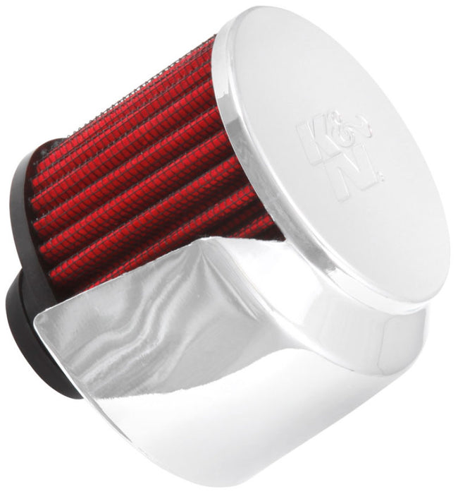 K&N Vent Air Filter/ Breather: High Performance, Premium, Washable, Replacement Engine Filter: Filter Height: 2.5 In, Flange Length: 1 In, Shape: Breather, 62-1516