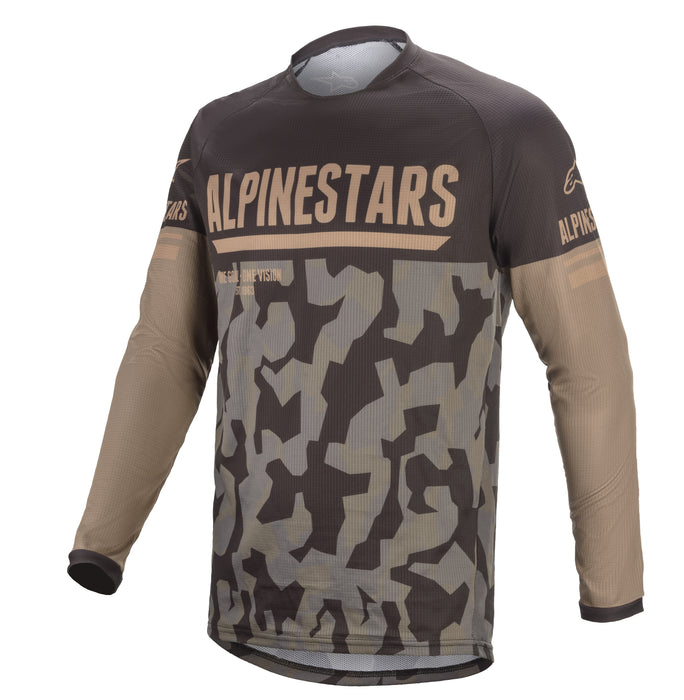 Alpinestars 3763019-849-L Venture R Jersey Mud Camo/Sand Lg