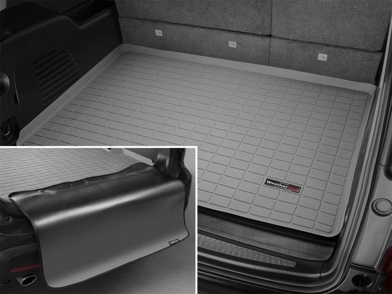 WeatherTech 15+ Cadillac Escalade ESV Cargo Liner w/ Bumper Protector Grey 42678SK