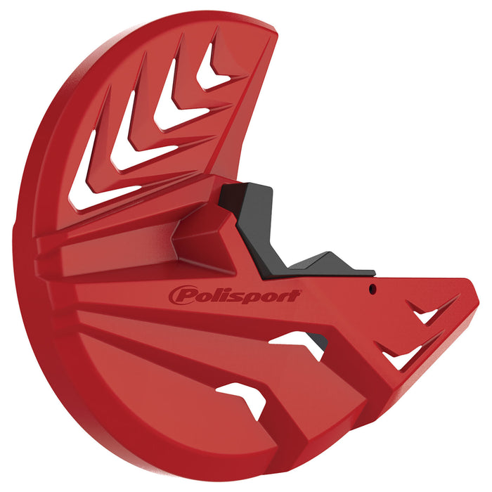 Polisport Disk & Bottom Fork Protector (RED CR 2004/BLACK) For 10-14 HONDA CRF450R