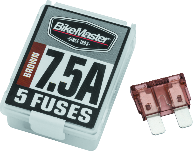 BikeMaster 5Piece 7.5A Replacement Fuse 152430