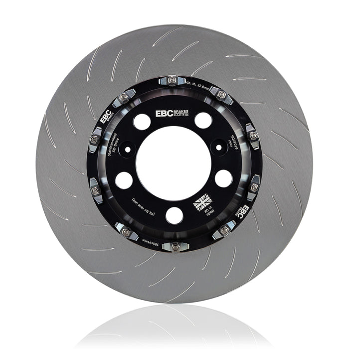 EBC Racing 09-10 Chevrolet Camaro (5th Gen) SG Racing One Piece Rear Rotors SG7519