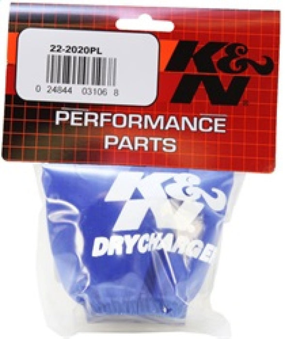 K&N 22-2020Pl Blue Drycharger Filter Wrap For Your 4.5"X7" Oval Filter 22-2020PL