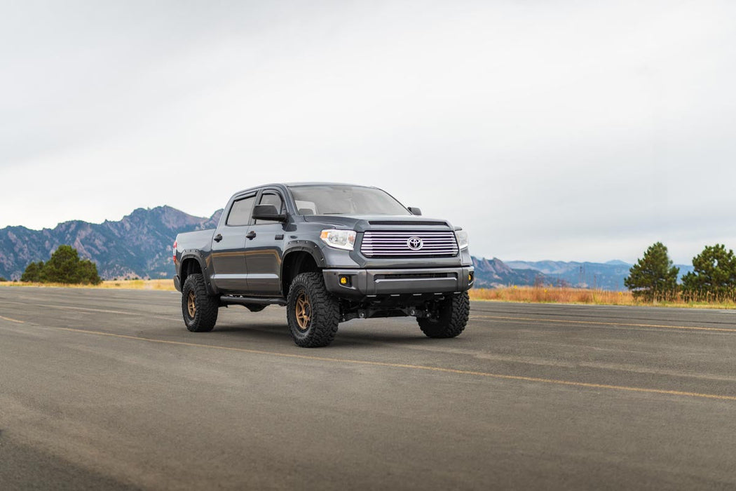 Rough Country Defender Pocket Fender Flares 218 Midnight Black Metallic Fits toyotaTundra (14-21)