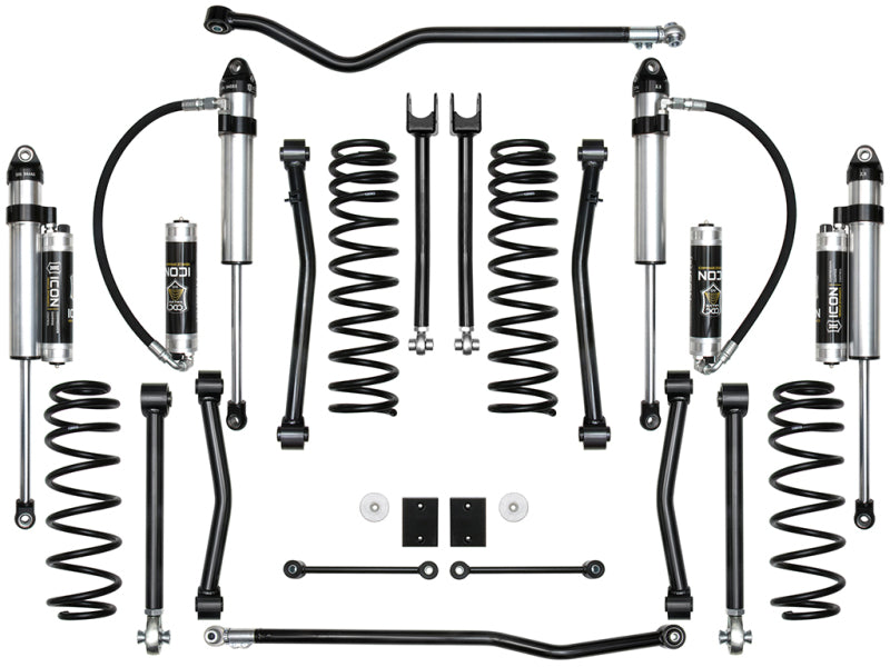 Icon 2018-Up Jeep Jl 2.5" Lift Stage 8 Suspension System K22018