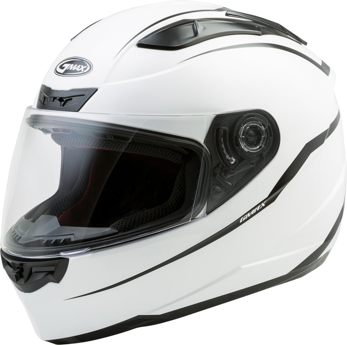 Gmax Ff-88 Full-Face Precept Helmet White/Black Md G1884015