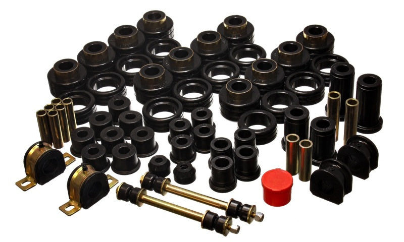 Energy Suspension 92-97 Chevy Suburban 4WD Black Hyper-flex Master Bushing Set 3.18127G