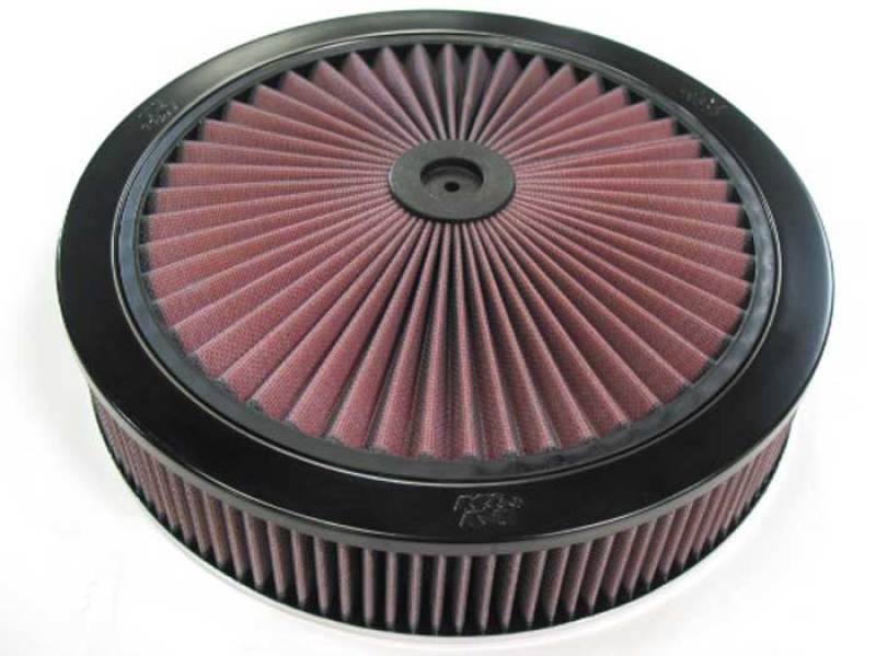K&N 66-3040 X-tream Air Filter for 5-1/8", 14"X2.75"H, 1.25 DRP BSE W/X-STREAM TOP