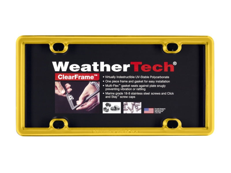 WeatherTech ClearFrame Golden Yellow 8ALPCF17