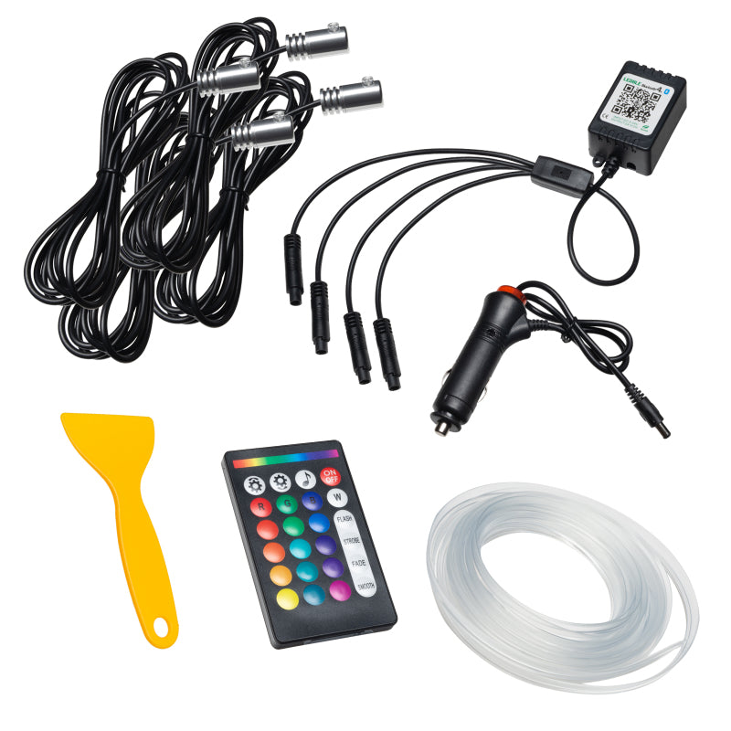 ORACLE Lighting compatible with Jeep Wrangler JL / Gladiator JT ColorSHIFT Fiber Optic LED Interior Kit SEE WARRANTY 4236-333