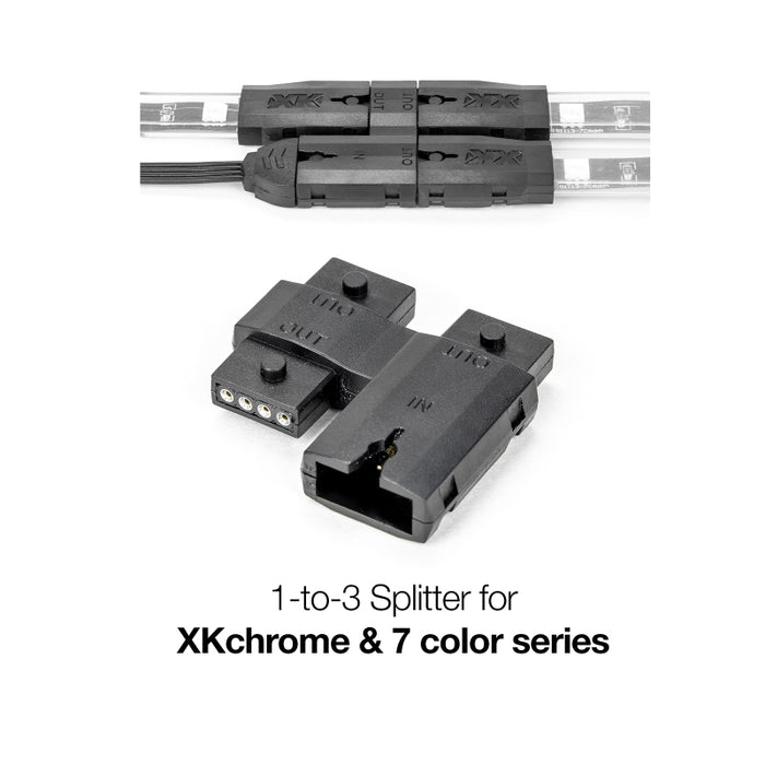 Xk Glow 1-To-3 Splitter XK-4P-SPLIT