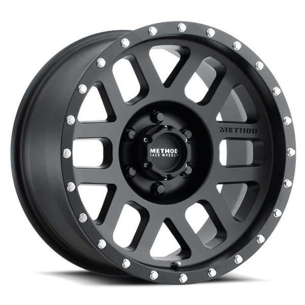 Method MR306 Mesh 17x8.5 0mm Offset 6x135 94mm CB Matte Black Wheel MR30678516500