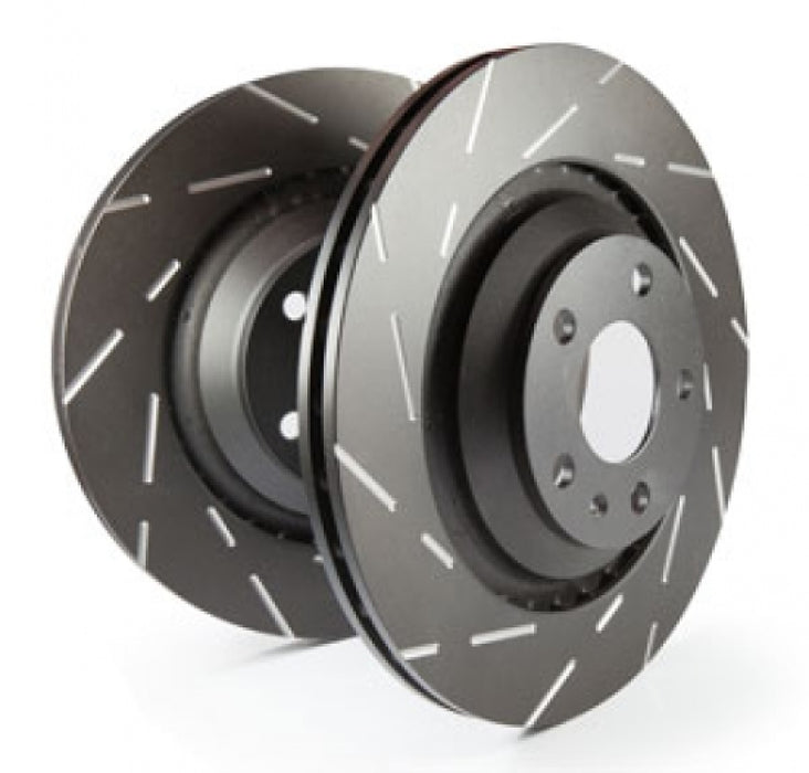 EBC 2005+ Compatible with Nissan Frontier USR Slotted Front Rotors USR7433