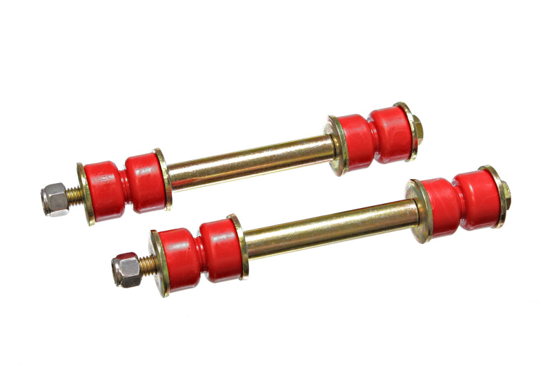 Energy Suspension Universal 3 9/16 Inch Red Front/Rear Sway Bar End Links w/ Hardware 9.8124R