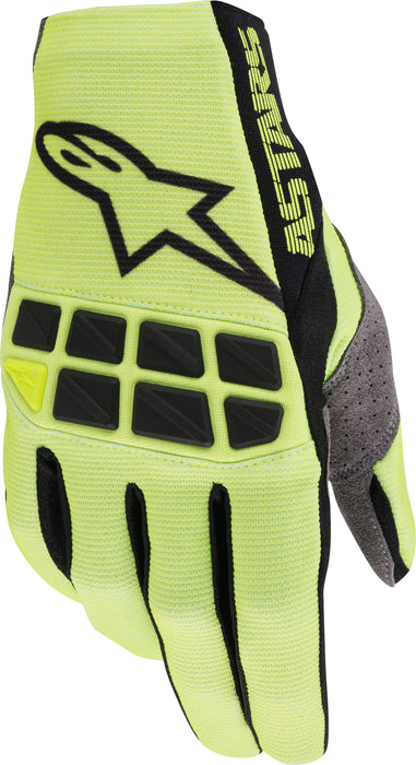 Alpinestars 3563520-551-L Racefend Gloves Yellow/Black Lg