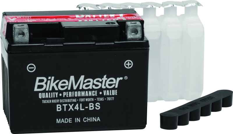 BikeMaster Performance+ Maintenance-Free Batteries BTX4L-BS