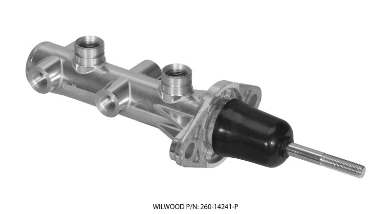 Wilwood Tandem Remote Master Cylinder 7/8in Bore Ball Burnished 260-14241-P